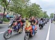 Meriahkan HPMD, Komunitas Motor Honda Perkuat Silaturahim