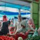 BUPATI/Wakil Bupati Batubara Baharuddin Siagian, SH, M.Si/ Syafrizal, SE, M.AP melakukan sidak pasar guna memastikan kestabilan harga sembako selama Ramadhan setelah sekembali mengikuti retret KDH di Akmil Magelang, Jateng. Waspada/Ist
