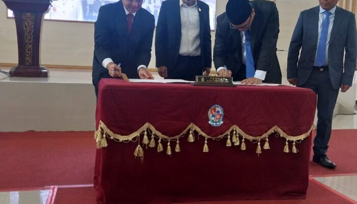 Pj. Bupati Deliserdang Serahterimakan Jabatan Kepada Bupati Asri Ludin Tambunan