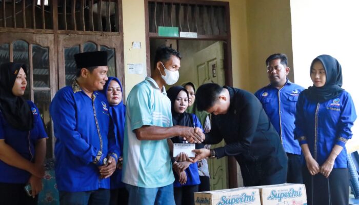 Berkah Ramadhan 1446 H, Ricky Anthony Salurkan Bahan Pangan Dan Tali Asih Kepada Korban Kebakaran Di Langkat