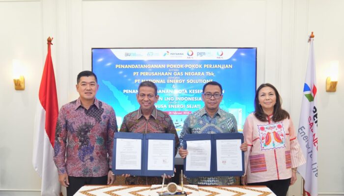 Perkuat Pasokan Gas Domestik, PGN Datangkan LNG Dari Berau Kalimantan Timur