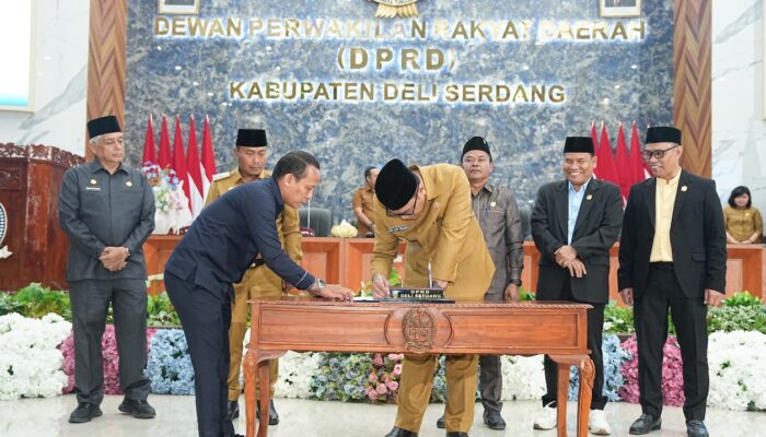 DPRD Deliserdang Sahkan Ranperda Lembaga Penyiaran Publik Lokal Jadi Perda