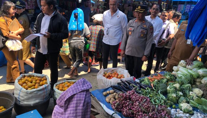 Awal Ramadhan 1446 H, Polres Humbahas Cek Harga Pangan