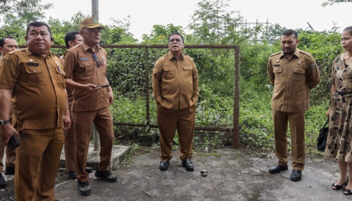 Wali Kota P.Siantar Tinjau Stadion Sangnaualuh