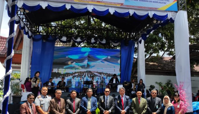 Karutan Tarutung Dan Jajarannya Hadiri Syukuran Pelantikan Bupati Dan Wabup Taput