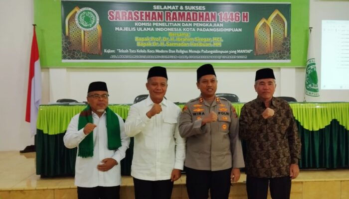 Wujudkan Kota Modern Dan Religi, Ini Pesan MUI Padangsidimpuan