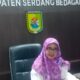 Kadis Perikanan Kab Sergai Dr Klaudia Evinta, SKM, MKes. (Waspada/Edi Saputra)