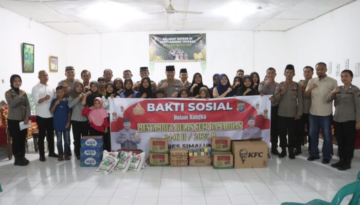 Safari Ramadhan, Kapolres Simalungun Kunjungi PA Islamic Centre Dan Pesantren PM Darul Khoirot