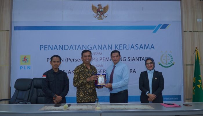 Perkuat Sinergi, PLN UP3 Pematangsiantar Tandatangani MOU Dengan Kejari Batubara