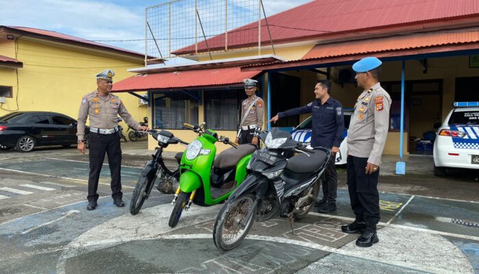 Sat Lantas Polres Sabang Amankan 3 Sepeda Motor Terlibat Balap Liar
