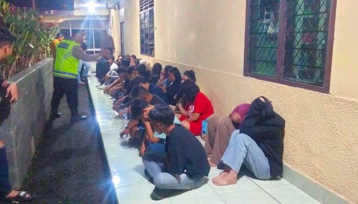Polres Binjai Amankan 15 Pasangan Bukan Suami Isteri