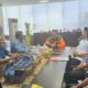 Bupati Aceh Tamiang, Irjen Pol (Purn) Drs. Armia Pahmi, MH, dalam pertemuan koordinasi dengan BNPB pada Jumat (7/3) di Graha BNPB, Jakarta.(Waspada/yusri).