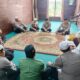 Kapolres Langkat AKBP David Triyo Prasojo, SH, SIK, MSi silaturahmi ke Tuan Guru Besilam Babussalam, Syekh Dr. Zikmal Fuad, MA, di Dusun II Hulu, Desa Besilam, Kecamatan Padang Tualang, Kabupaten Langkat, Jumat(7/3/25).Waspada/ist. 