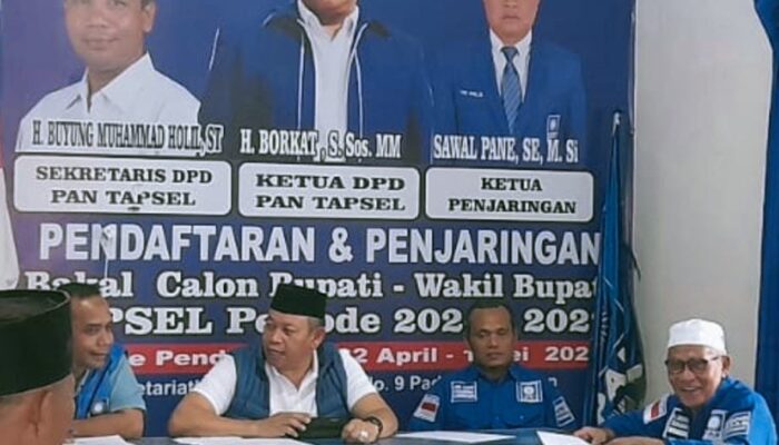 Dipimpin Zulhas, PAN Solid Dan Disegani: DPD Tapsel Bentuk Panitia Musda