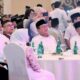 Bupati Simalungun, H Anton Achmad Saragih saat mengikuti acara silaturahmi dan buka puasa bersama Gubsu di Pavillion Regale Convension Hall Medan, Sabtu sore (8/3).(Waspada/ist).