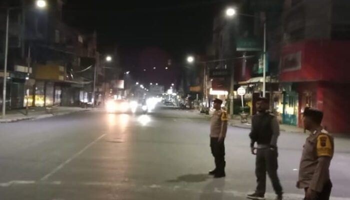 Polres P.Siantar KRYD Hingga Subuh Pastikan Ramadhan Kondusif