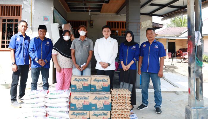 Lagi, Ricky Anthony Gerak Cepat Bantu Korban Kebakaran Di Stabat