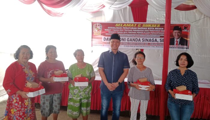 Sosper Pengelolaan Persampahan, David Roni G Sinaga Ajak Warga Tingkatkan Kesadaran Jaga Kebersihan Lingkungan