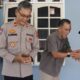 Kapolres Pematangsiantar AKBP Yogen Heroes Baruno bersilaturahmi dengan tokoh agama, Ketua PD Al Jam'iyatul Washliyah Ishak Hutasuhut di kediaman tokoh agama itu di Jl. Jawa, Kel. Bantan, Kec. Siantar Barat, Senin (10/3).(Waspada-Ist).