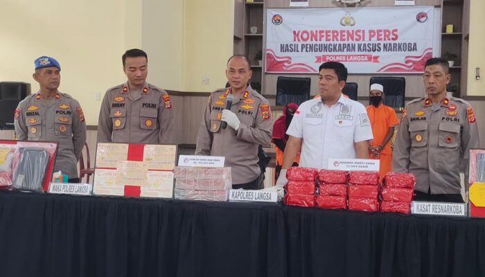 2 Pengedar Sabu Dan 1 Wanita Diringkus Sat Resnarkoba Polres Langsa