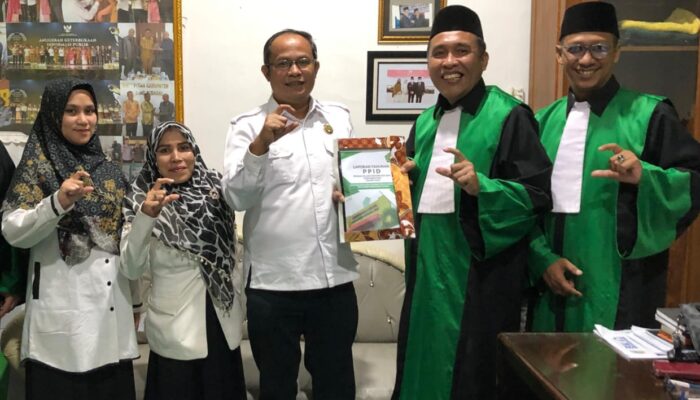 PPID Kanwil Kemenag Sumut Serahkan Laporan Tahunan Ke Komisi Informasi Sumut