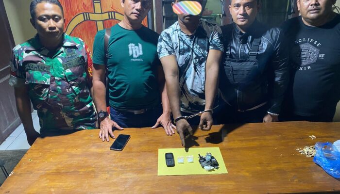 Polsek Bosar Maligas Gagalkan Peredaran Sabu 10,28 Gram, Tangkap 1 Warga Asahan