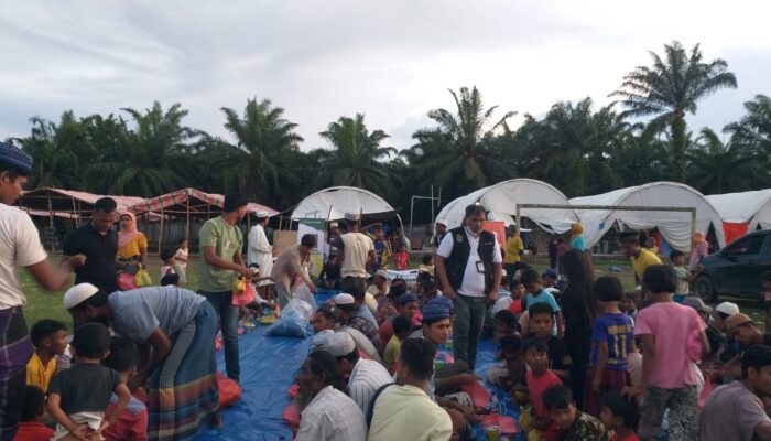 Yayasan Geutanyoe Buka Bersama Pengungsi Rohingya