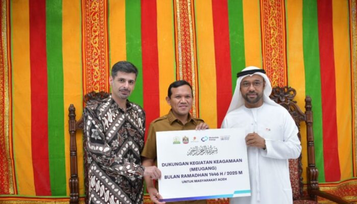 Mubadala Energi Sumbang 5 Ekor Sapi Meugang Idul Fitri 1446 H