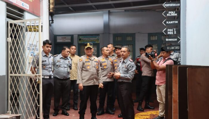 Kapolres Aceh Tamiang Tinjau Keamanan Lapas Kuala Simpang
