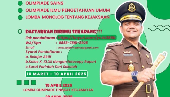 Kejari Madina Gelar Lomba Olimpiade Sains