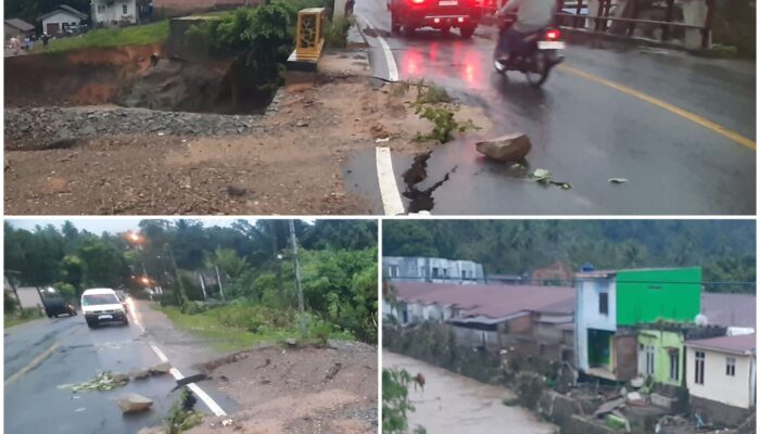 Banjir Sidimpuan, Jembatan Sihitang Nyaris Rubuh