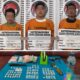 Polres Pematangsiantar melalui Sat Resnarkoba berhasil meringkus tiga terduga pengedar narkotika jenis sabu-sabu terdiri JCG, 53, alias N, RRZ, 25, dan PESD, 41, saat sedang asyik mempaketi sabu di rumah JCG alias N, Jl. Gunung Sinabung, Gg. Mulia, Kel. Karo, Kec. Siantar Selatan, Kamis (13/3) pukul 17:45.(Waspada-Ist).