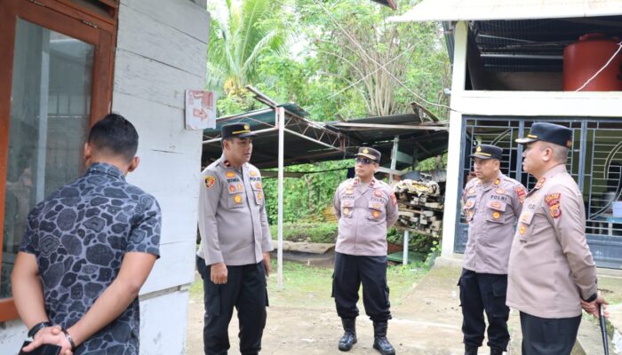Kapolres Sabang Tinjau Lokasi Pemungutan Suara Ulang
