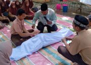 Pelajar SMPN 1 Lhoksukon Dibekali Pengetahuan Mengurus Jenazah