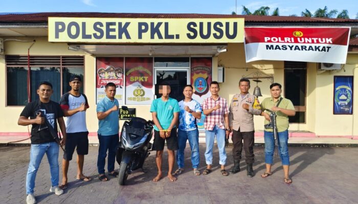 Polsek Rantau Amankan Pelaku Curanmor