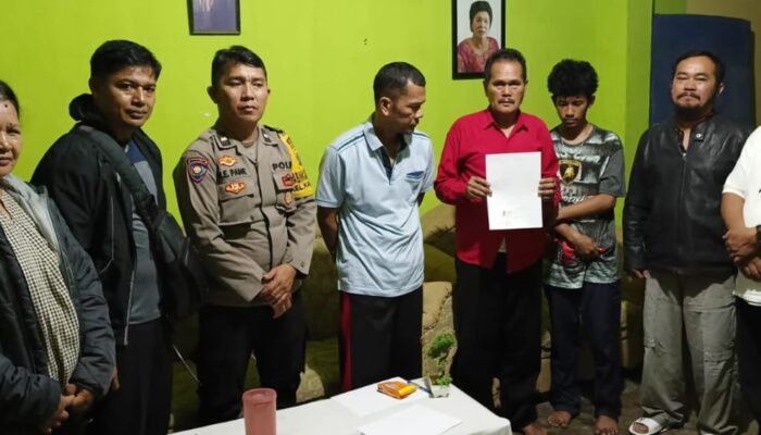 Polres P. Siantar Selesaikan Perkara Pencurian 2 Tabung Gas Dengan Mediasi