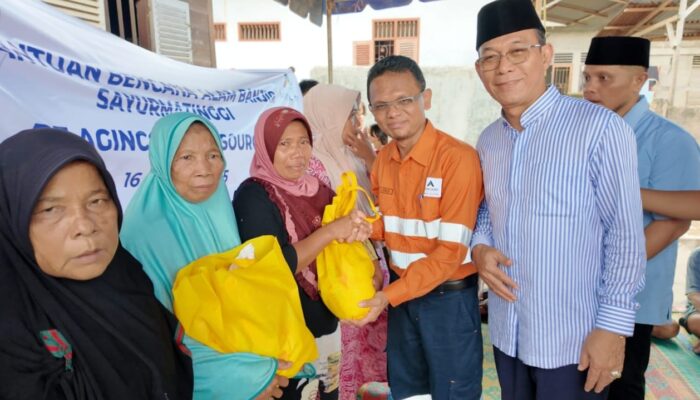 PT AR Berikan Bantuan Rp987 Juta Untuk Korban Banjir Tapsel Padangsidimpuan
