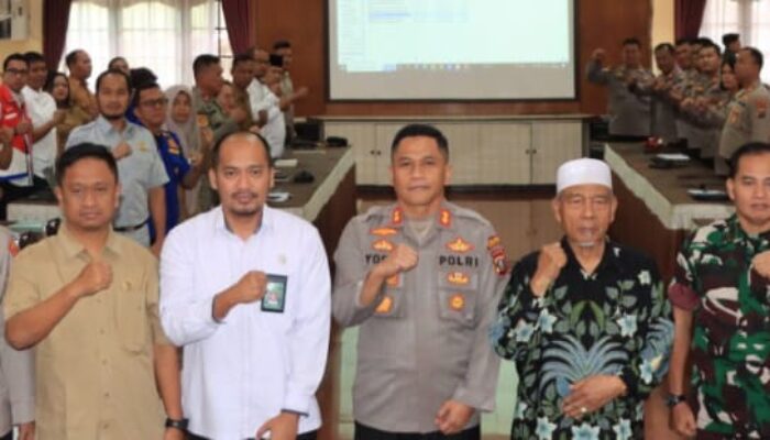 Kapolres P.Siantar Pimpin Rakor Lintas Sektoral Operasi Ketupat Toba