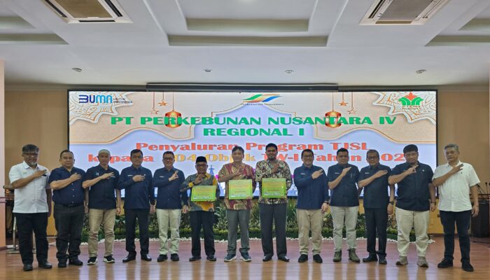 PTPN IV Regional I Salurkan Bantuan TJSL Triwulan I Tahun 2025: Wujud Nyata Kepedulian untuk Masyarakat