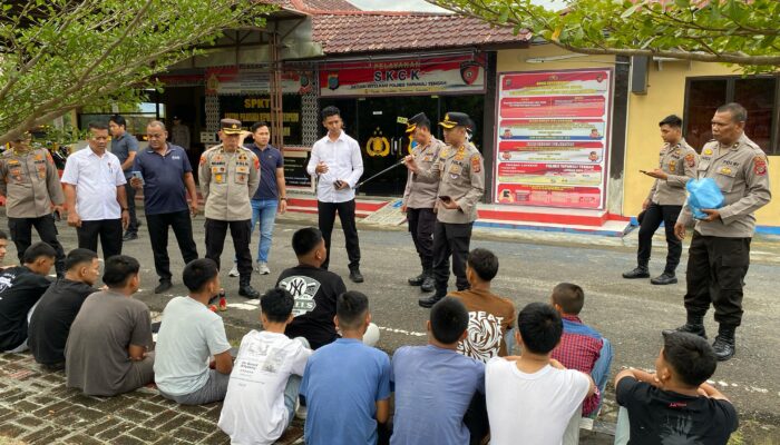 Tawuran, Puluhan Remaja Diamankan Polisi