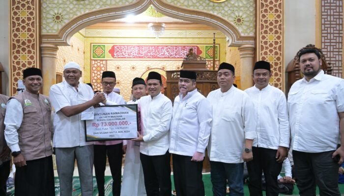 Safari Ramadan Pemerintah Aceh Di Subulussalam Dipadati Jemaah