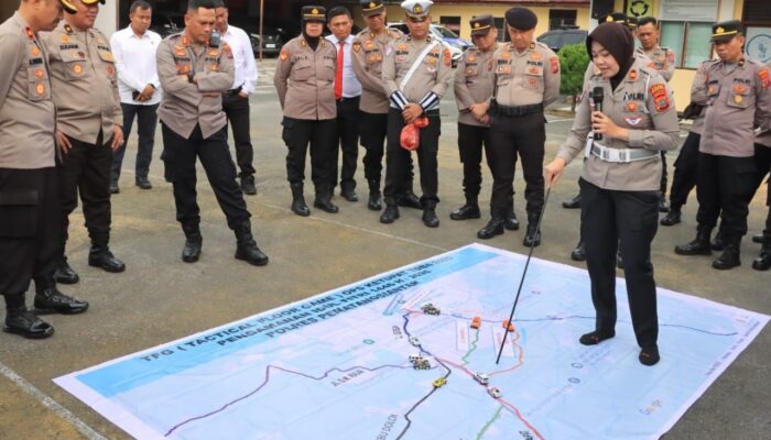 Kapolres P.Siantar Pimpin TFG Pengamanan Hari Raya Idul Fitri