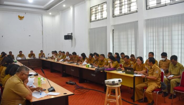 Pemkab Humbahas Rakor Kebersihan