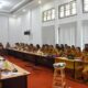 PERWAKILAN Lintas OPD dan Camat mengikuti Rakoor Peningkatan kebersihan di lingkungan Pemkab Humbahas. Waspada/Ist