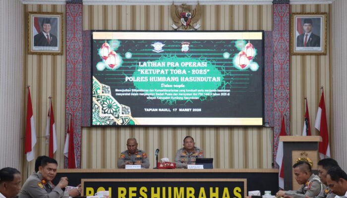 Polres Humbahas Latpraops Ketupat Toba