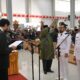 Mualem melantik Iskandar Usman Alfaarlaky – T Zainal Abidin, sebagai Bupati/Wakil Bupati Aceh Timur di Gedung DPRK Aceh Timur di Idi, Rabu (19/3). Waspada/Muhammad Ishak