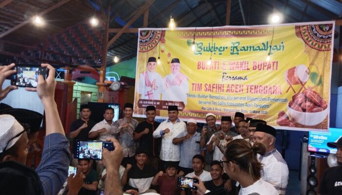 Bupati Salim Fakhry Buka Puasa Bersama Tim SAFIHI Agara