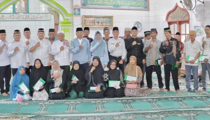 Bupati Safari Ramadhan Di Masjid Nurul Ikhwan Dolok Malela