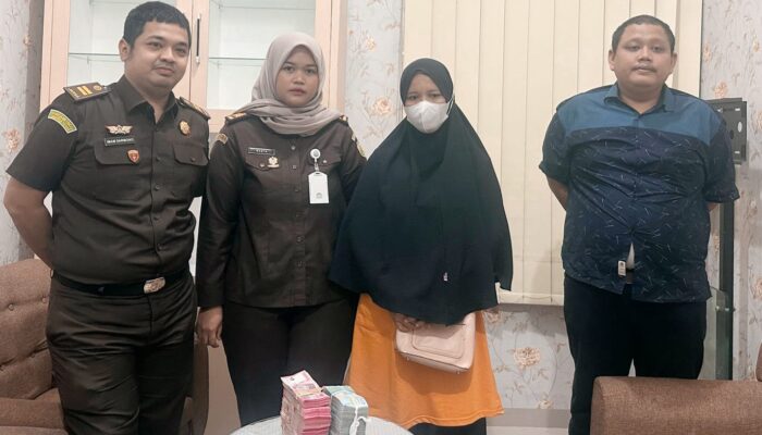 Kejari Sergai Terima Penitipan Uang Rp150 Juta Dari Terdakwa Penyelewengan Kredit Bank