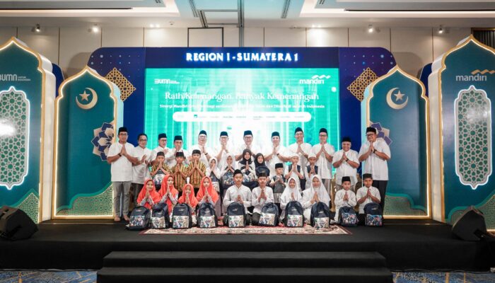 Berbagi Kebaikan Ramadan 1446 H,  Bank Mandiri Group Santuni 57.600 Santunan Anak Yatim